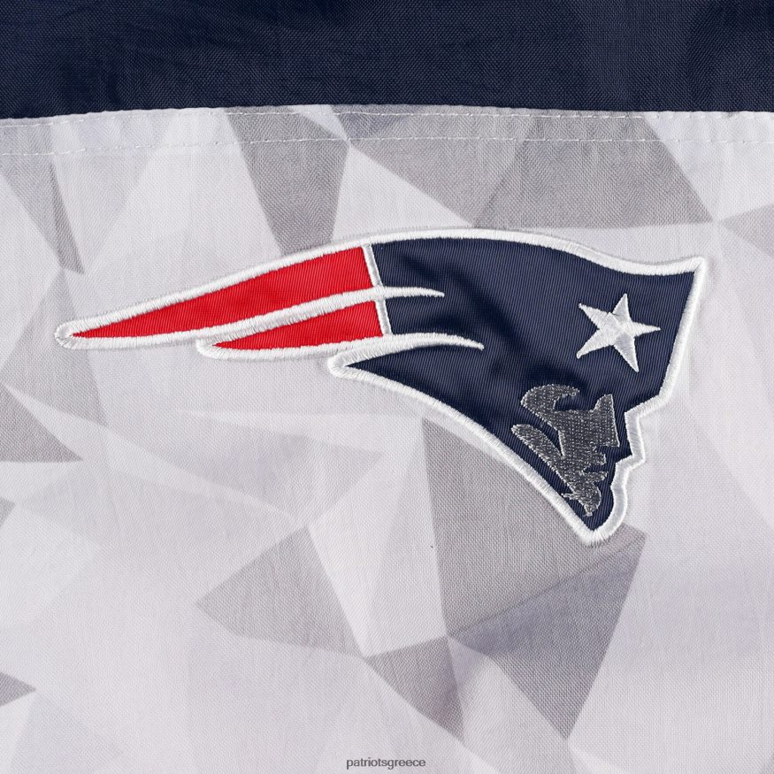 Patriots Jersey starter white/navy Πέμπτη βράδυ μπουφάν gridiron raglan με κουκούλα με μισό φερμουάρ άνδρες είδη ένδυσης VPDHTZ490