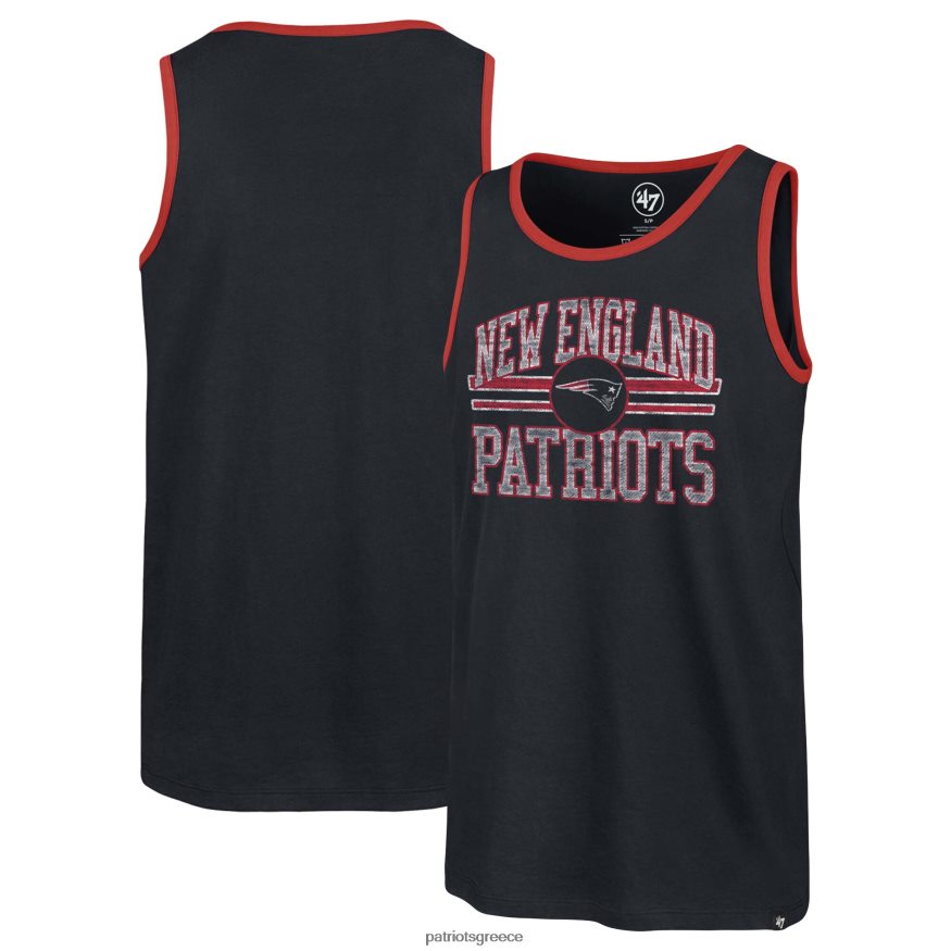 Patriots Jersey 47 ναυτικό εξτρέμ Φράνκλιν τανκ τοπ άνδρες είδη ένδυσης VPDHTZ1811