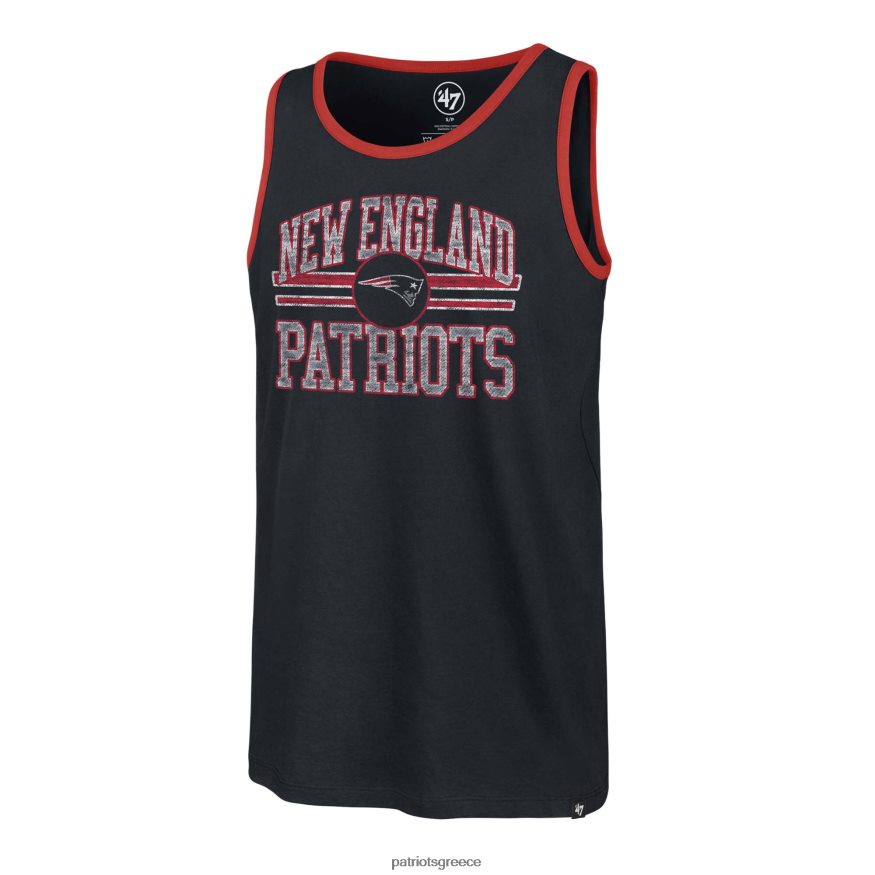 Patriots Jersey 47 ναυτικό εξτρέμ Φράνκλιν τανκ τοπ άνδρες είδη ένδυσης VPDHTZ1811