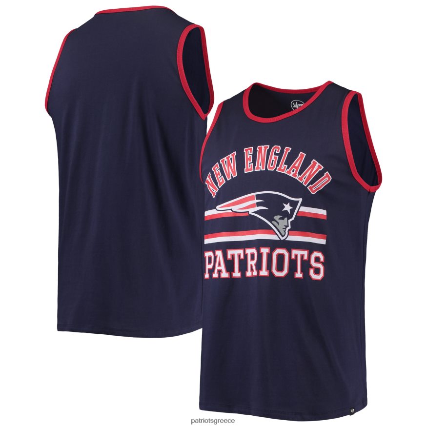 Patriots Jersey 47 ναυτικό άκρο σούπερ αντίπαλος τανκ άνδρες είδη ένδυσης VPDHTZ1851