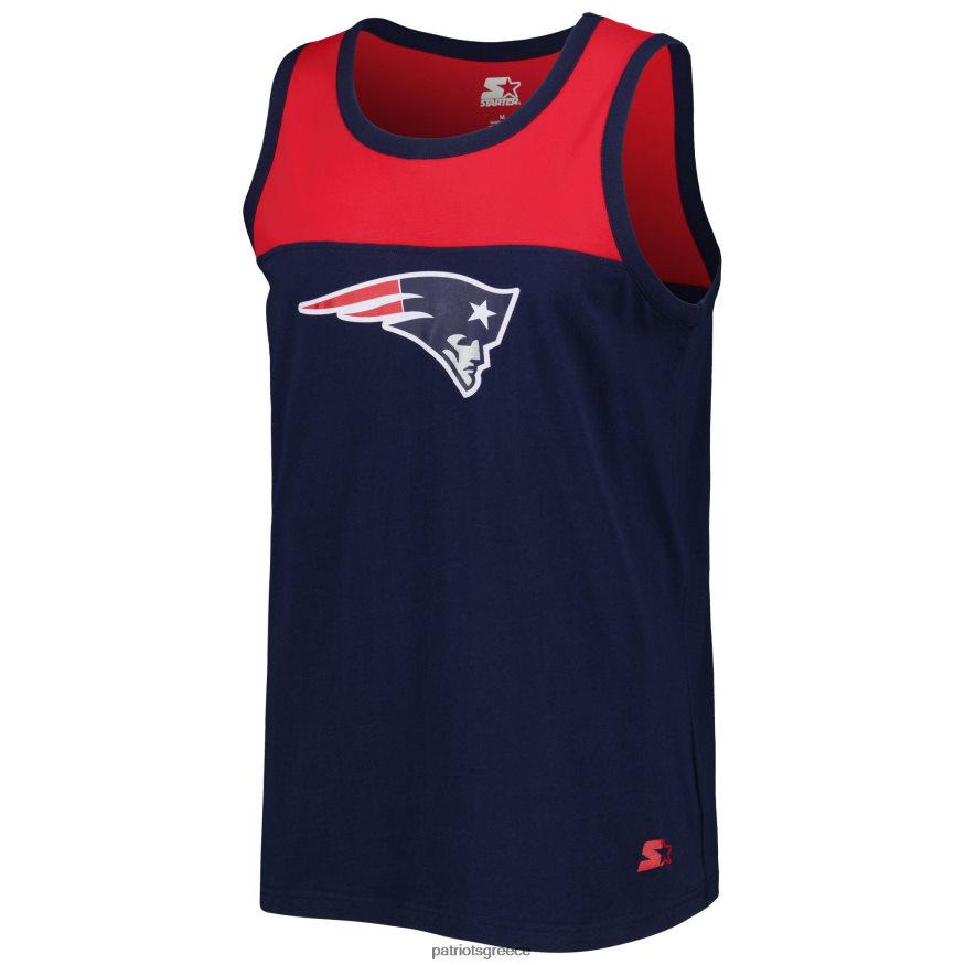 Patriots Jersey Μόδα μπλούζα μπλούζας ναυτικού/κόκκινου λογότυπου άνδρες είδη ένδυσης VPDHTZ1873