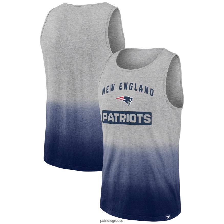 Patriots Jersey φανατικοί επώνυμα ελικοειδή γκρι/ναυτικό φανελάκι της χρονιάς μας άνδρες είδη ένδυσης VPDHTZ2021