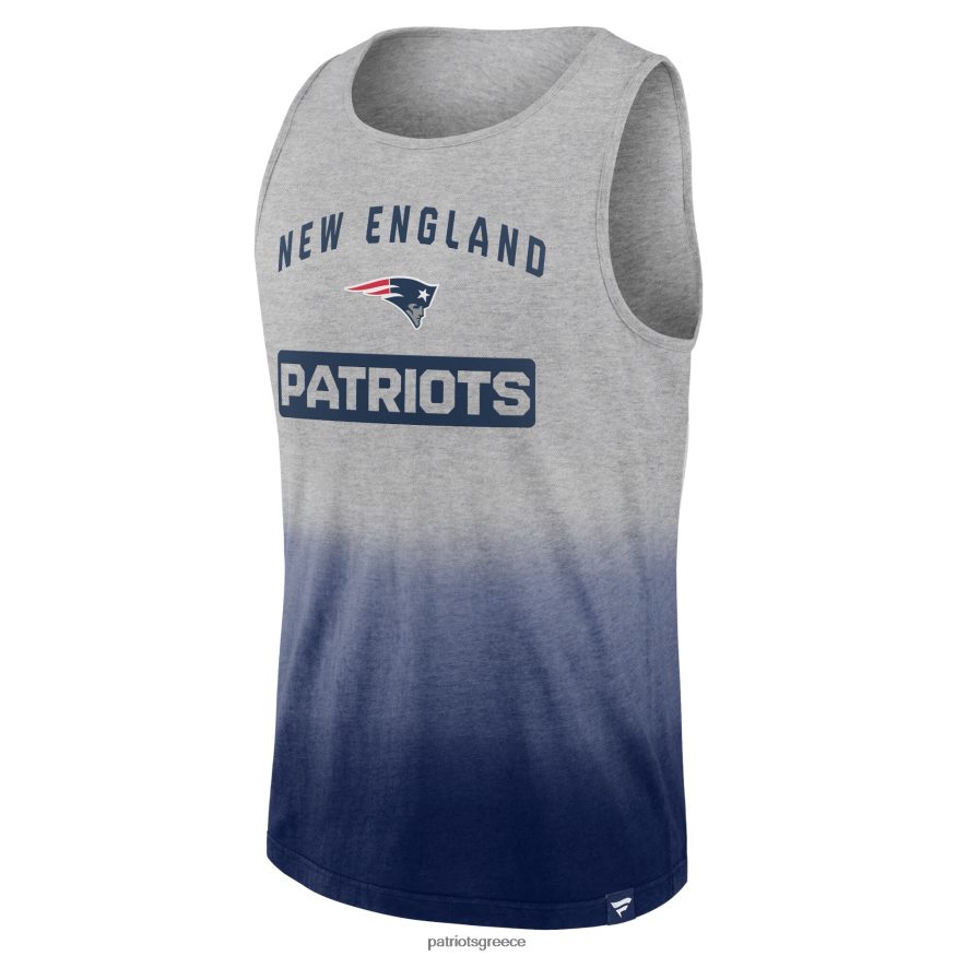 Patriots Jersey φανατικοί επώνυμα ελικοειδή γκρι/ναυτικό φανελάκι της χρονιάς μας άνδρες είδη ένδυσης VPDHTZ2021