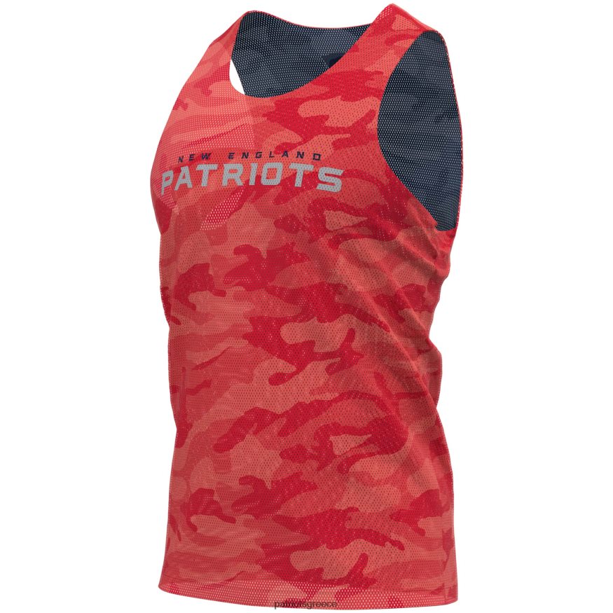 Patriots Jersey foco navy/κόκκινο αναστρέψιμο πλέγμα ντεπόζιτο άνδρες είδη ένδυσης VPDHTZ2068