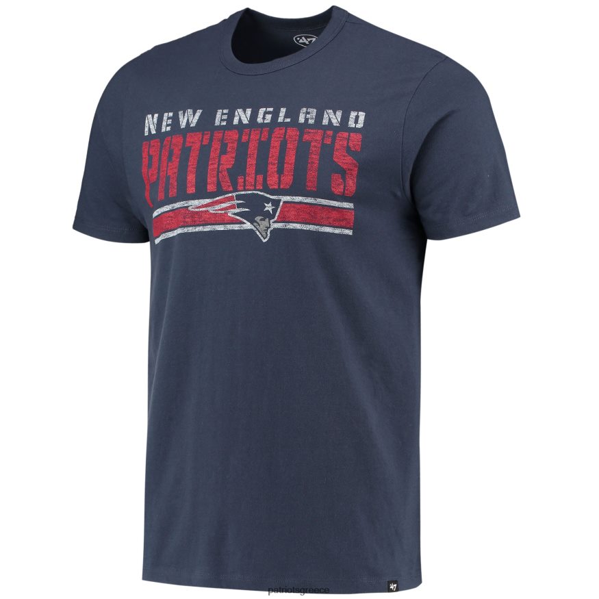 Patriots Jersey Μπλουζάκι με ρίγες 47 ναυτικής ομάδας άνδρες είδη ένδυσης VPDHTZ1909