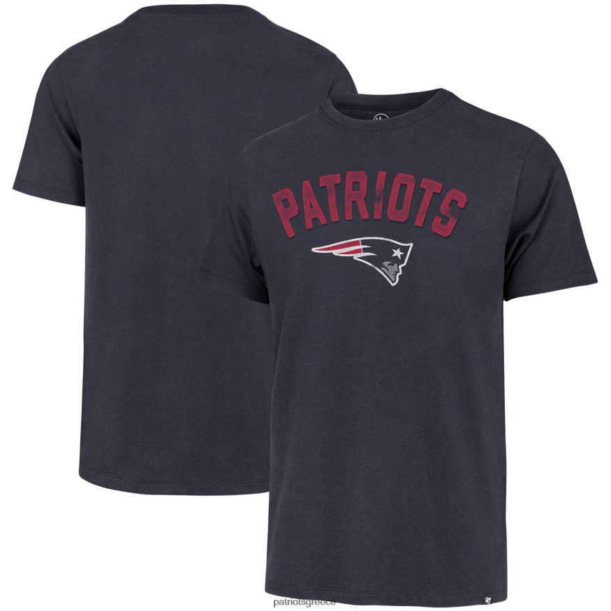 Patriots Jersey 47 ναυτικό μπλουζάκι ολοκαμάρας franklin άνδρες είδη ένδυσης VPDHTZ1847