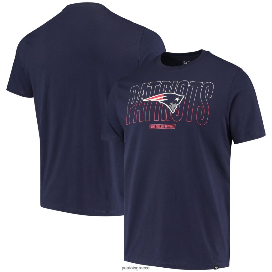 Patriots Jersey Σούπερ αντίπαλο μπλουζάκι με 47 ναυτικό split squad άνδρες είδη ένδυσης VPDHTZ2062