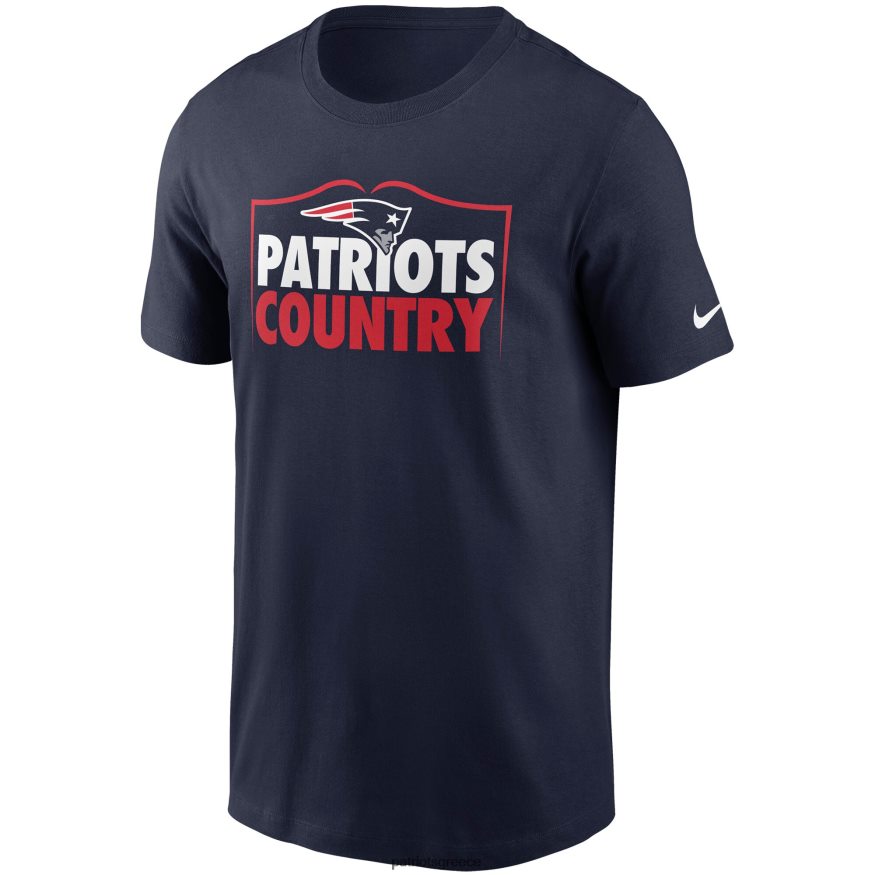Patriots Jersey Country t-shirt της συλλογής nike navy hometown άνδρες είδη ένδυσης VPDHTZ1963