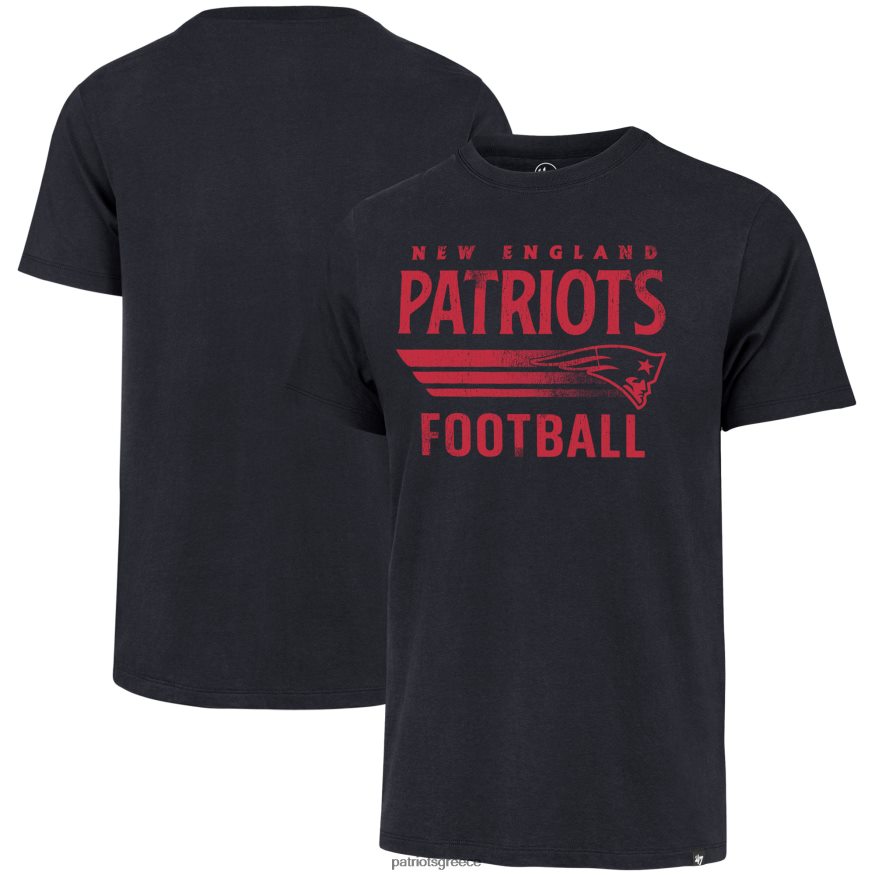 Patriots Jersey T-shirt 47 navy wordmark rider franklin άνδρες είδη ένδυσης VPDHTZ1994