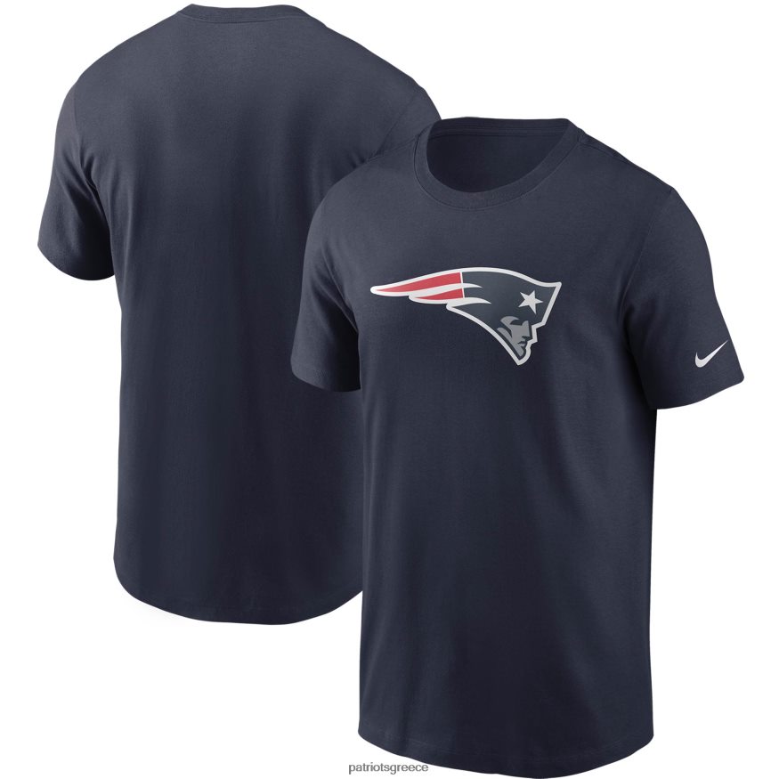 Patriots Jersey T-shirt με λογότυπο Nike Navy Primar άνδρες είδη ένδυσης VPDHTZ1961