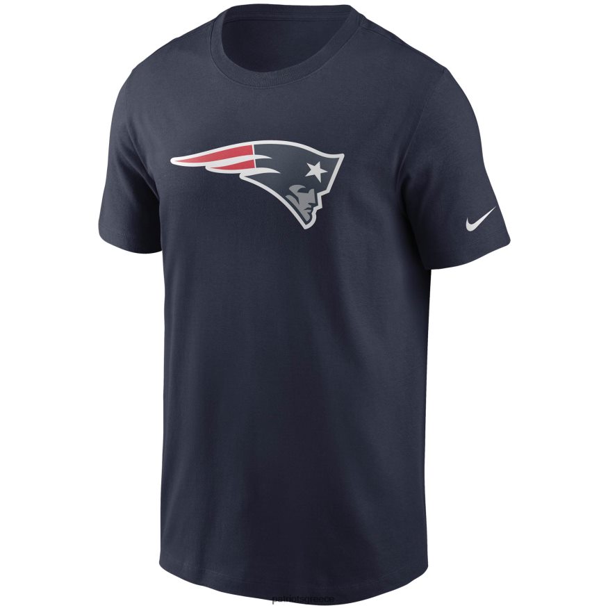 Patriots Jersey T-shirt με λογότυπο Nike Navy Primar άνδρες είδη ένδυσης VPDHTZ1961