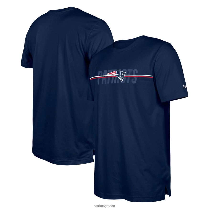 Patriots Jersey T-shirt new era navy 2023 nfl training camp άνδρες είδη ένδυσης VPDHTZ1815
