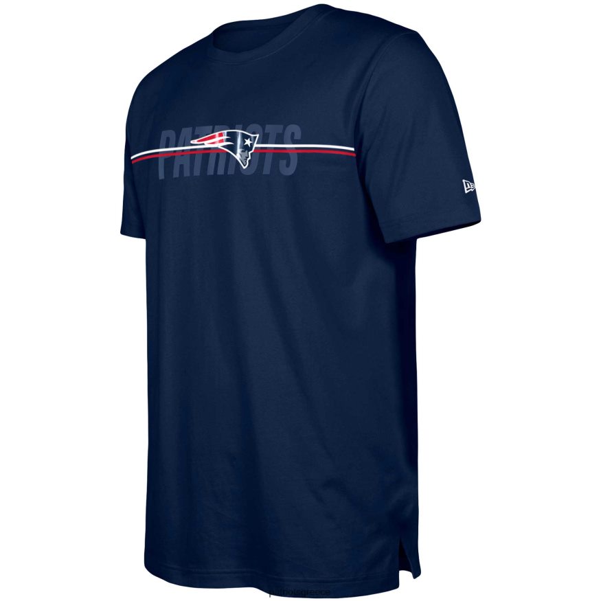 Patriots Jersey T-shirt new era navy 2023 nfl training camp άνδρες είδη ένδυσης VPDHTZ1815