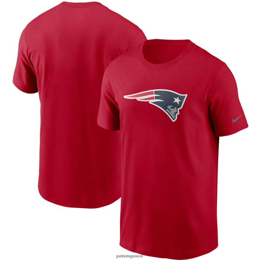 Patriots Jersey T-shirt με λογότυπο nike κόκκινο πρωτεύον άνδρες είδη ένδυσης VPDHTZ1925