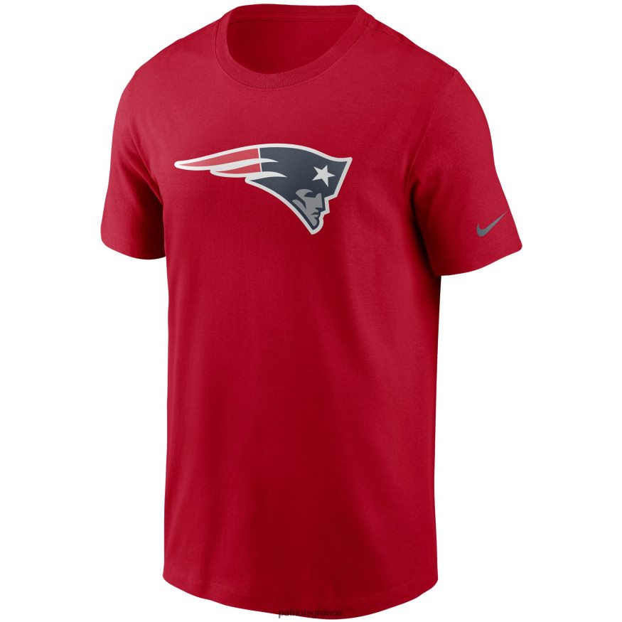 Patriots Jersey T-shirt με λογότυπο nike κόκκινο πρωτεύον άνδρες είδη ένδυσης VPDHTZ1925