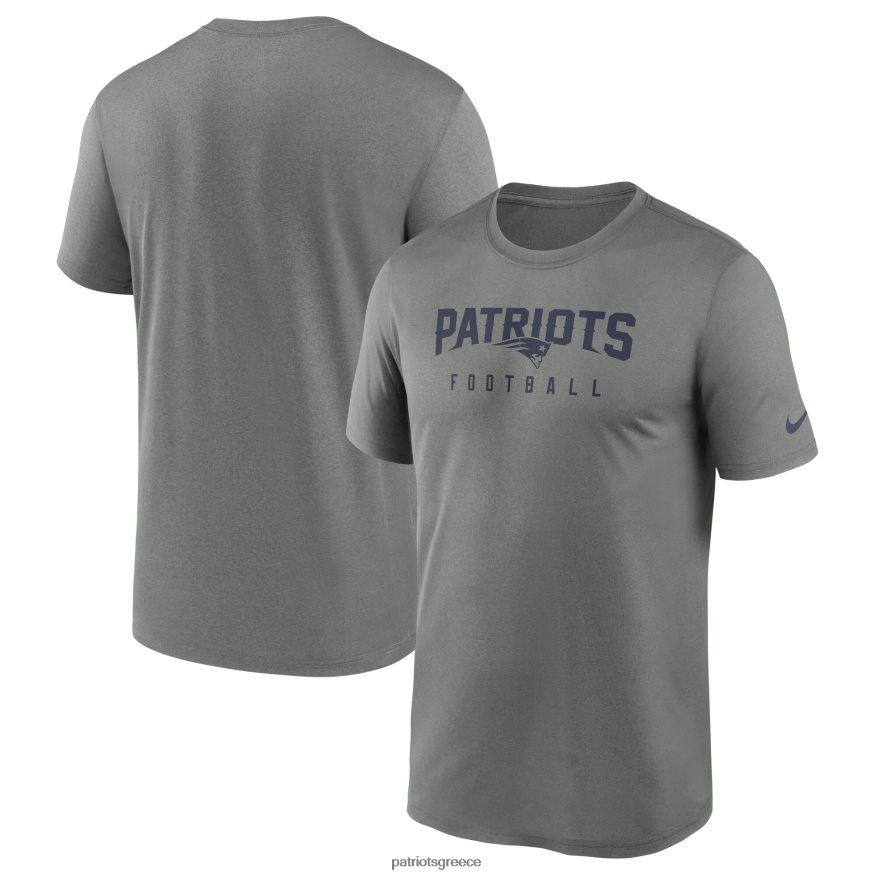 Patriots Jersey T-shirt nike heather legend legend performance άνδρες είδη ένδυσης VPDHTZ1781