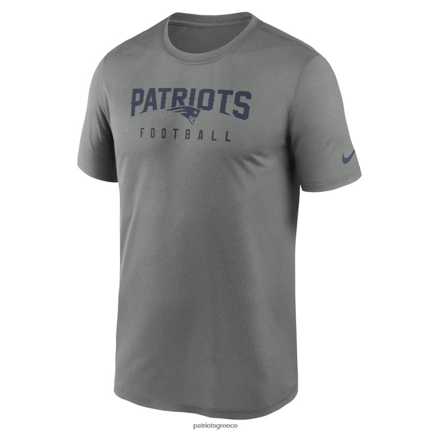 Patriots Jersey T-shirt nike heather legend legend performance άνδρες είδη ένδυσης VPDHTZ1781
