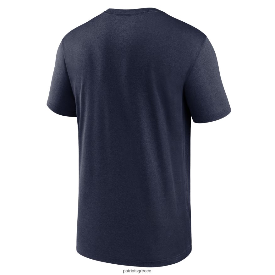 Patriots Jersey T-shirt της nike navy οριζόντιας κλειδαριάς legend άνδρες είδη ένδυσης VPDHTZ1876