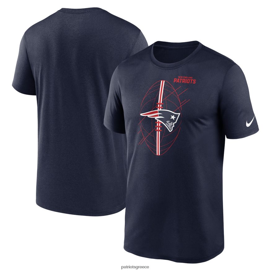 Patriots Jersey T-shirt της nike navy legend icon performance άνδρες είδη ένδυσης VPDHTZ1817