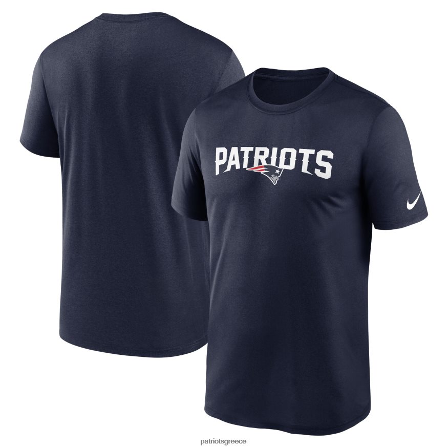 Patriots Jersey T-shirt nike navy legend wordmark performance άνδρες είδη ένδυσης VPDHTZ1785