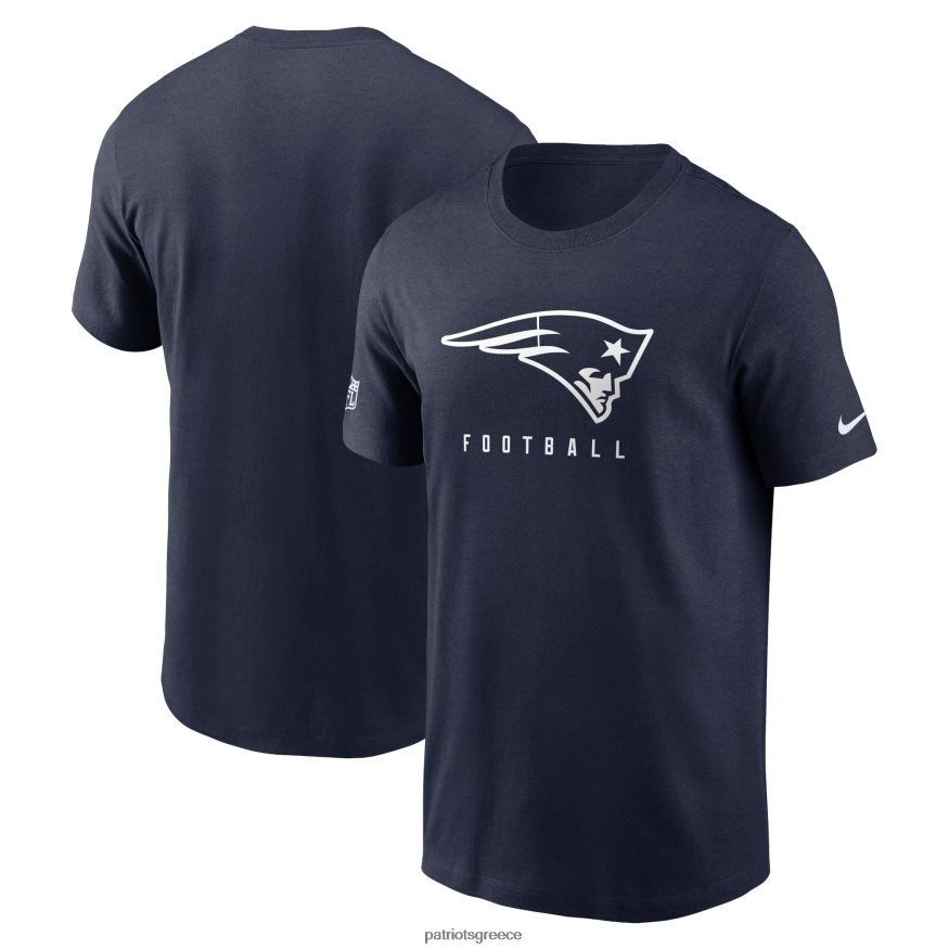 Patriots Jersey T-shirt nike navy sideline performance άνδρες είδη ένδυσης VPDHTZ1776