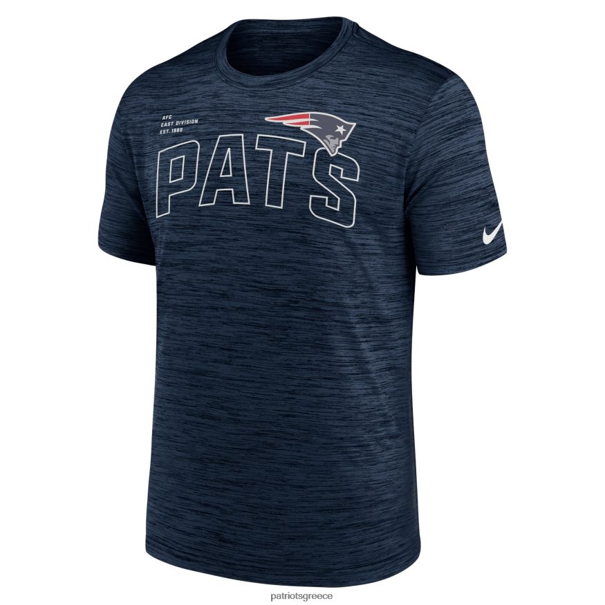 Patriots Jersey T-shirt απόδοσης καμάρας nike navy velocity άνδρες είδη ένδυσης VPDHTZ1926