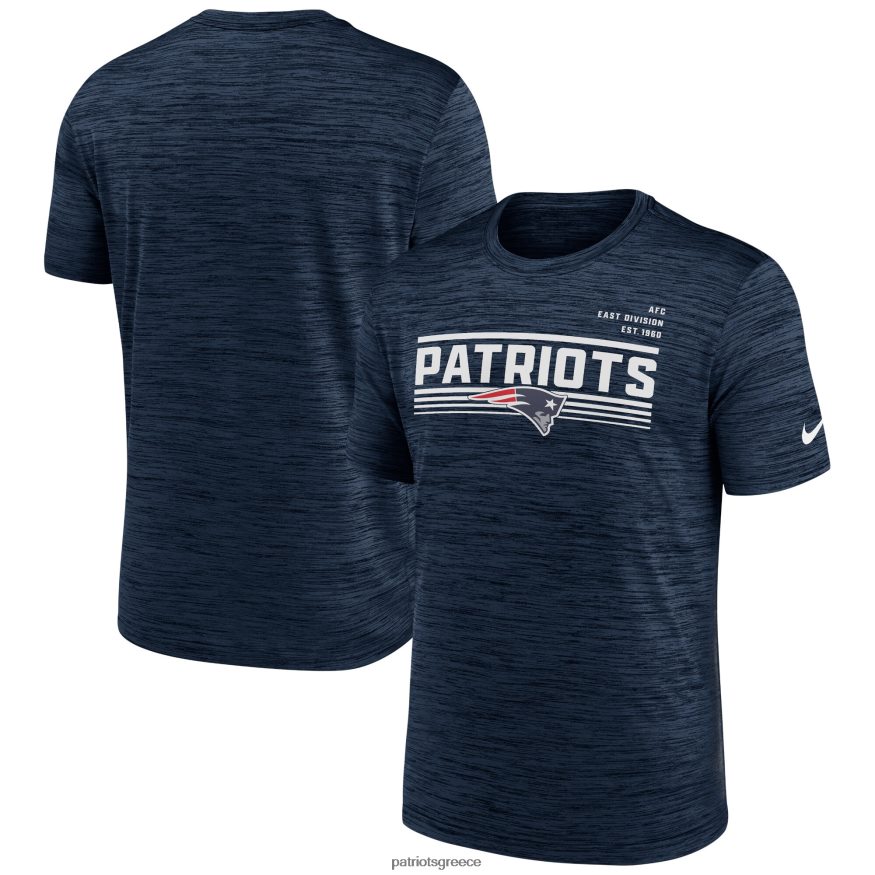 Patriots Jersey T-shirt nike navy yardline ταχύτητας απόδοσης άνδρες είδη ένδυσης VPDHTZ1878