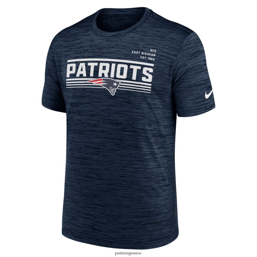 Patriots Jersey T-shirt nike navy yardline ταχύτητας απόδοσης άνδρες είδη ένδυσης VPDHTZ1878
