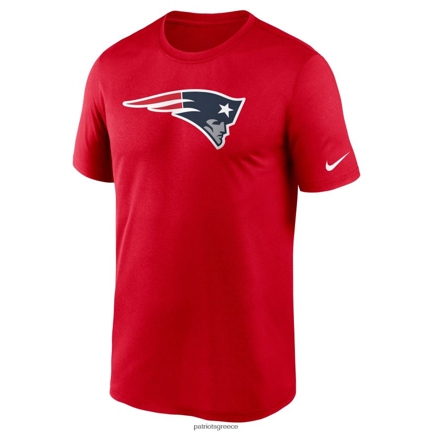 Patriots Jersey T-shirt με λογότυπο nike red ουσιαστικό θρύλος απόδοσης άνδρες είδη ένδυσης VPDHTZ1938