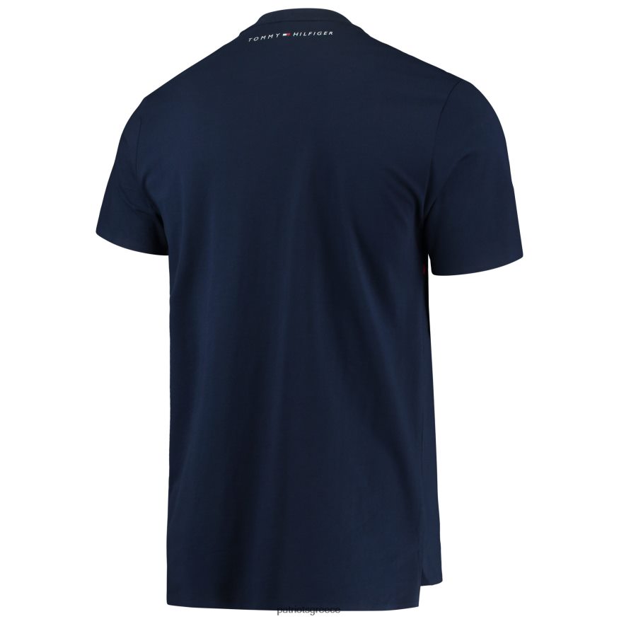 Patriots Jersey T-shirt tommy hilfiger navy το τράβις άνδρες είδη ένδυσης VPDHTZ1951