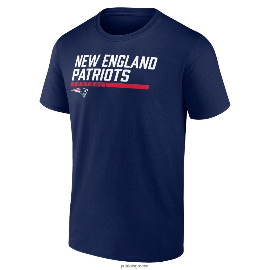 Patriots Jersey φανατικοί επώνυμα ναυτικό στοιβαγμένο μπλουζάκι άνδρες είδη ένδυσης VPDHTZ1784