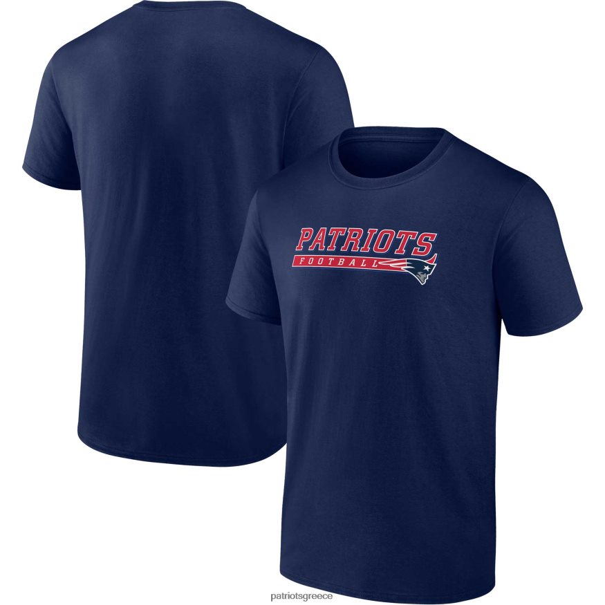 Patriots Jersey φανατικοί επώνυμα ναυτικό παίρνουν το προβάδισμα μπλουζάκι άνδρες είδη ένδυσης VPDHTZ1804