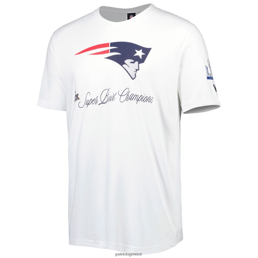 Patriots Jersey λευκή ιστορική μπλούζα πρωταθλητών νέας εποχής άνδρες είδη ένδυσης VPDHTZ1855