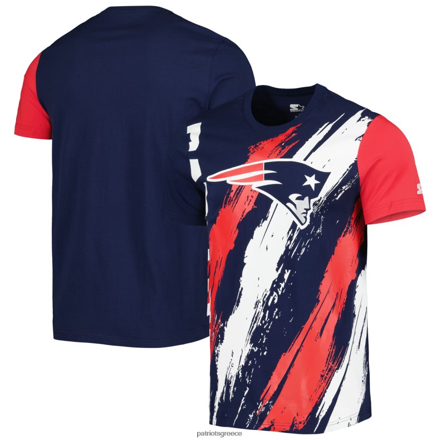Patriots Jersey μπλουζάκι ακραίου αμυντικού αρχικού ναυτικού άνδρες είδη ένδυσης VPDHTZ1894