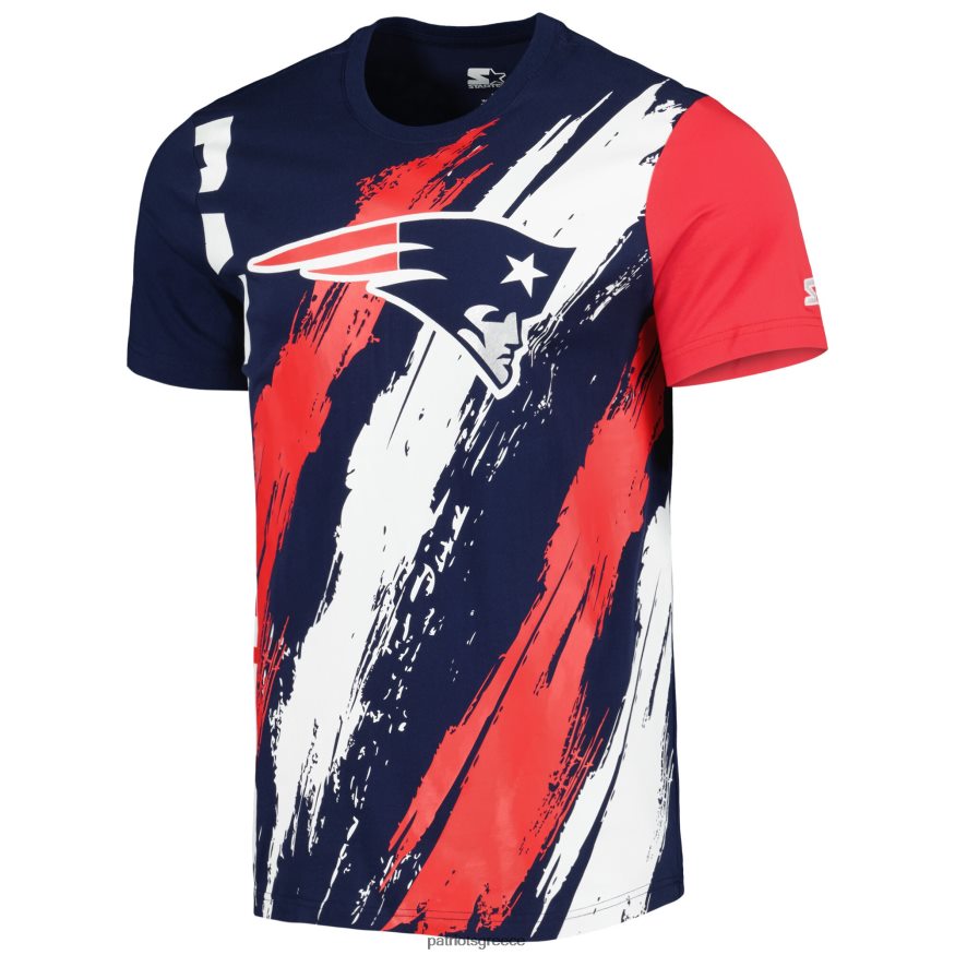Patriots Jersey μπλουζάκι ακραίου αμυντικού αρχικού ναυτικού άνδρες είδη ένδυσης VPDHTZ1894