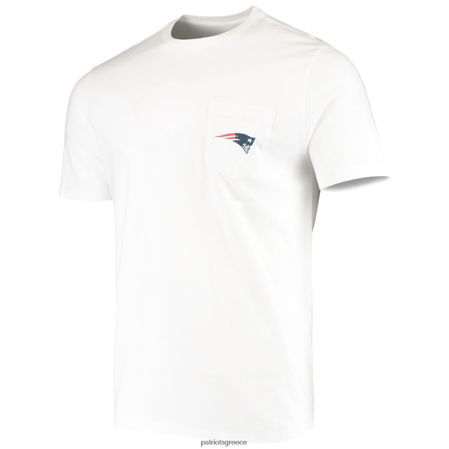 Patriots Jersey αμπέλια αμπέλια λευκό μεγάλο & ψηλό μπλουζάκι κράνους άνδρες είδη ένδυσης VPDHTZ1933