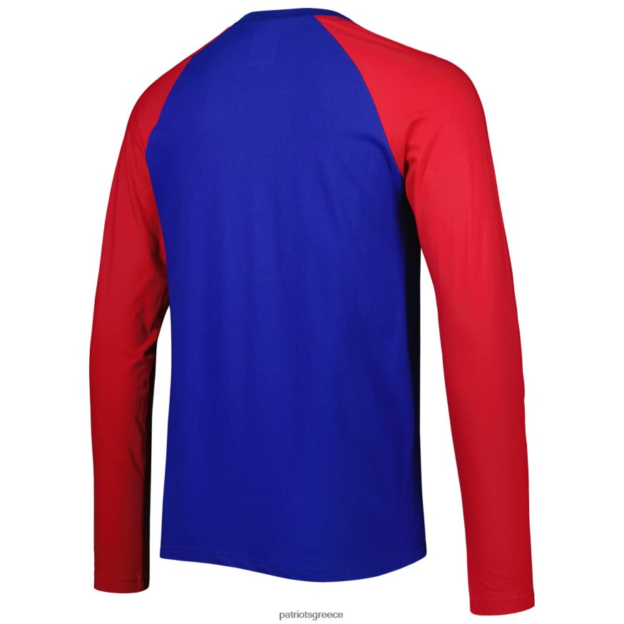 Patriots Jersey μακρυμάνικο μπλουζάκι από ρεγκλάν της νέας εποχής άνδρες είδη ένδυσης VPDHTZ1939