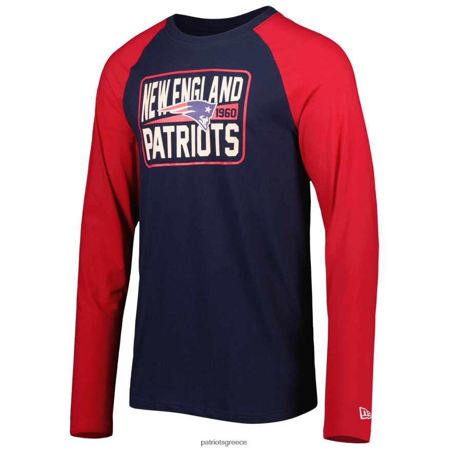 Patriots Jersey μακρυμάνικο μπλουζάκι ρεγκλάν της νέας ναυτικής εποχής άνδρες είδη ένδυσης VPDHTZ1950