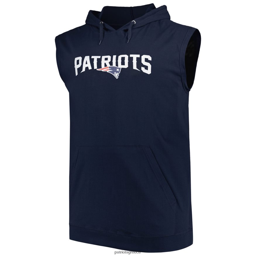 Patriots Jersey Μακ Τζόουνς ναυτικό μεγάλο και ψηλό πουλόβερ με κουκούλα άνδρες είδη ένδυσης VPDHTZ1957