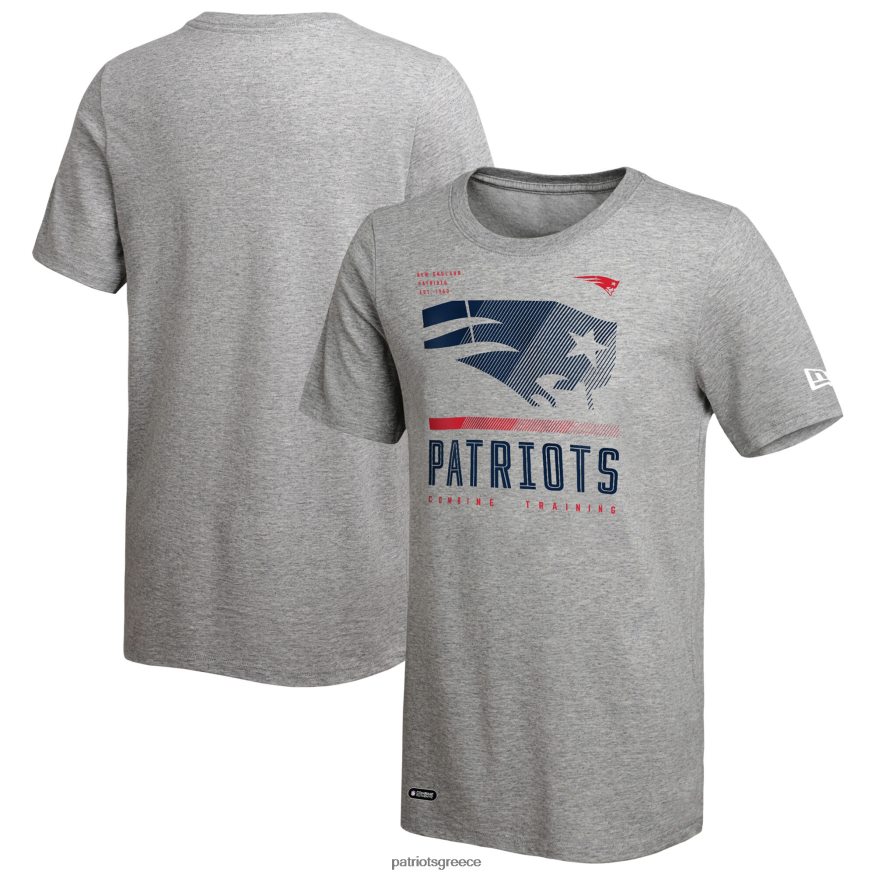 Patriots Jersey νέας εποχής γκρι ερεκέ συνδυάζουν αυθεντικό μπλουζάκι κόκκινης ζώνης άνδρες είδη ένδυσης VPDHTZ1967