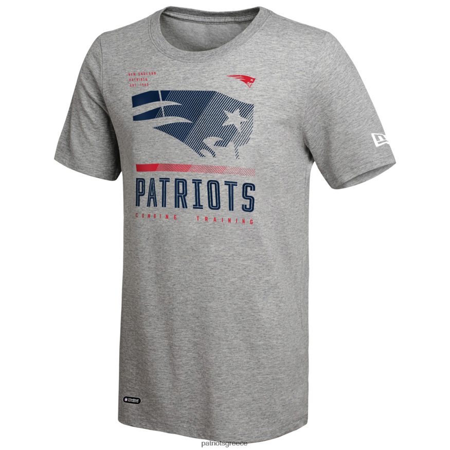 Patriots Jersey νέας εποχής γκρι ερεκέ συνδυάζουν αυθεντικό μπλουζάκι κόκκινης ζώνης άνδρες είδη ένδυσης VPDHTZ1967