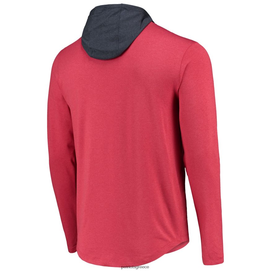 Patriots Jersey μακρυμάνικο μπλουζάκι με κουκούλα με κουκούλα νέας εποχής άνδρες είδη ένδυσης VPDHTZ2018