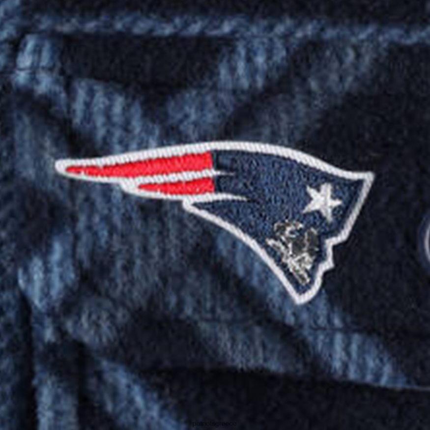 Patriots Jersey Μπουφάν πουκάμισο με κουμπιά από φανέλα ναυτικής βιομηχανίας της Αντίγκουα άνδρες είδη ένδυσης VPDHTZ2028