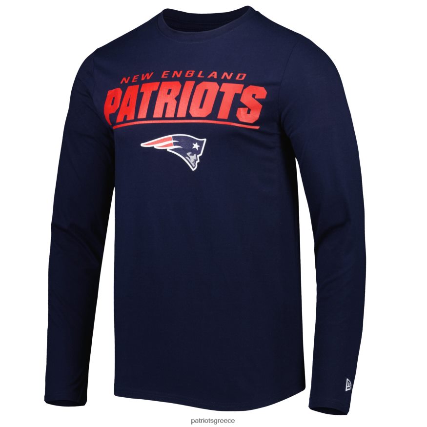 Patriots Jersey Η νέα ναυτική ομάδα της νέας εποχής συνδυάζει το αυθεντικό εφαρμοστό μακρυμάνικο μπλουζάκι άνδρες είδη ένδυσης VPDHTZ2034