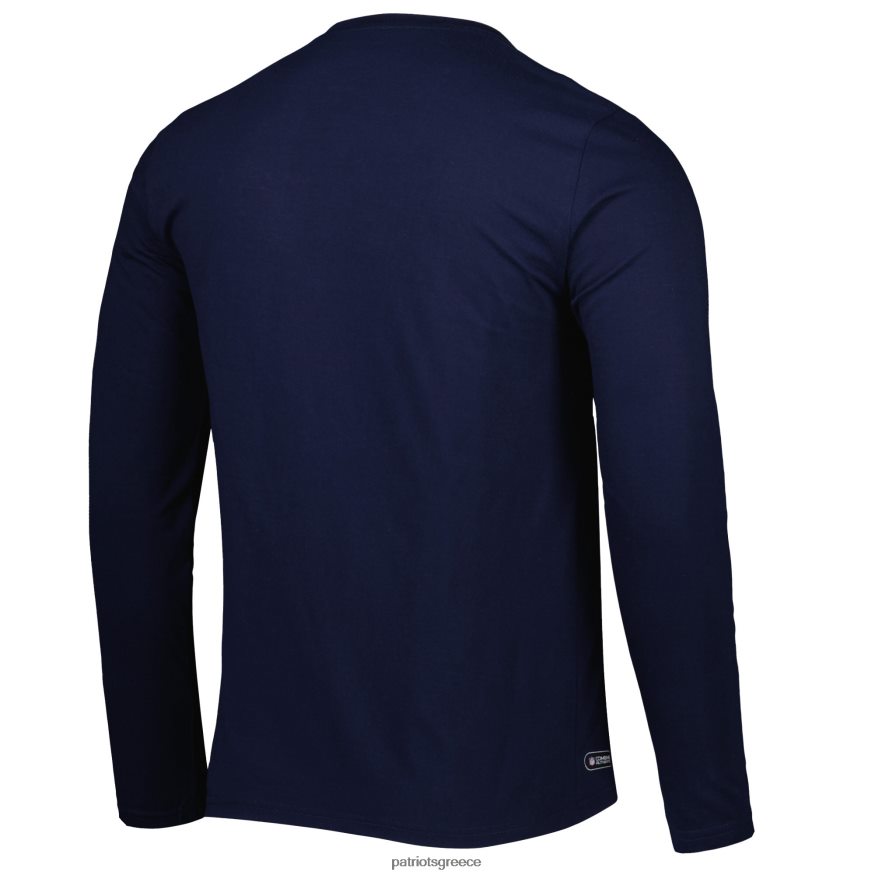 Patriots Jersey Η νέα ναυτική ομάδα της νέας εποχής συνδυάζει το αυθεντικό εφαρμοστό μακρυμάνικο μπλουζάκι άνδρες είδη ένδυσης VPDHTZ2034