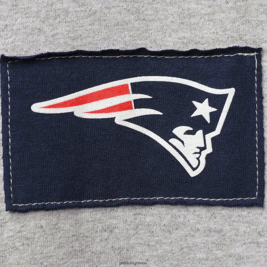 Patriots Jersey μπλουζάκι με μακρύ μανίκι με μακρύ μανίκι, γκρι ερείκη, αναψυκτικά άνδρες είδη ένδυσης VPDHTZ2060