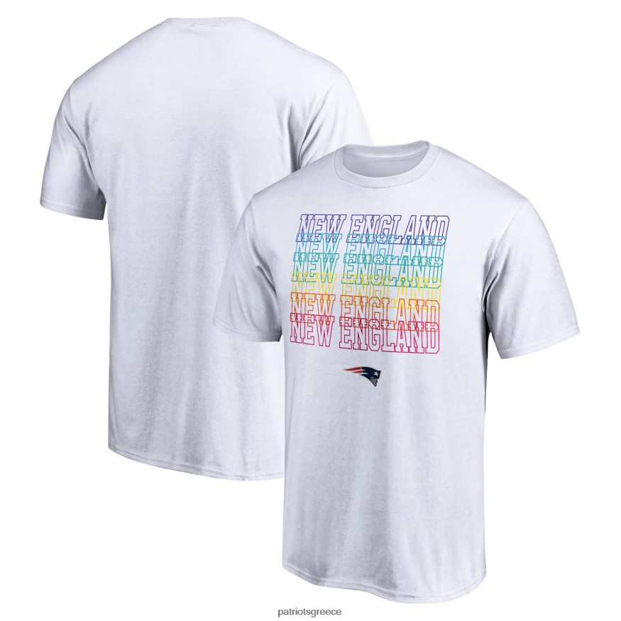 Patriots Jersey φανατικοί επώνυμα λευκό μπλουζάκι city pride άνδρες είδη ένδυσης VPDHTZ1869