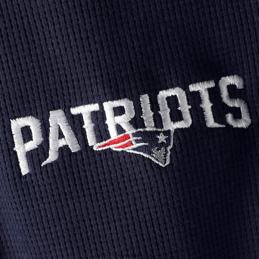 Patriots Jersey μακρυμάνικο μπλουζάκι dunbrooke navy logo maverick thermal henley άνδρες είδη ένδυσης VPDHTZ1960