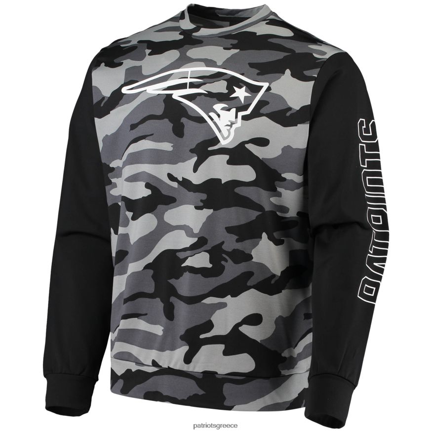 Patriots Jersey μακρυμάνικο μπλουζάκι foco μαύρο camo άνδρες είδη ένδυσης VPDHTZ2041