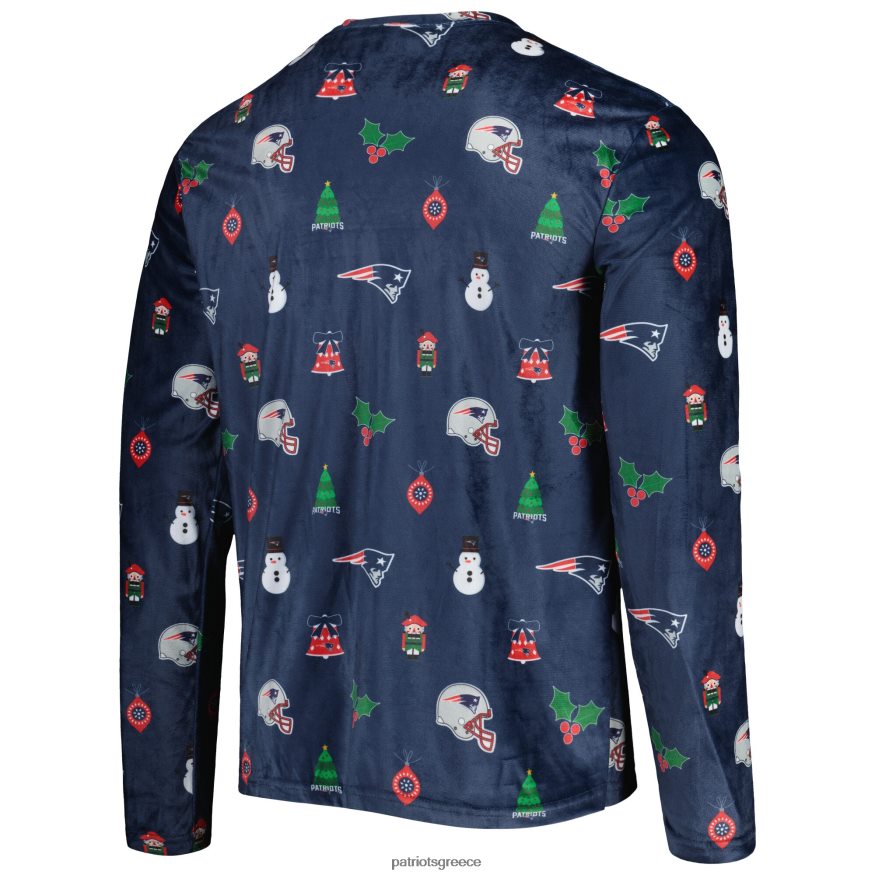 Patriots Jersey μακρυμάνικο μπλουζάκι για διακοπές επανάληψης foco navy άνδρες είδη ένδυσης VPDHTZ1656